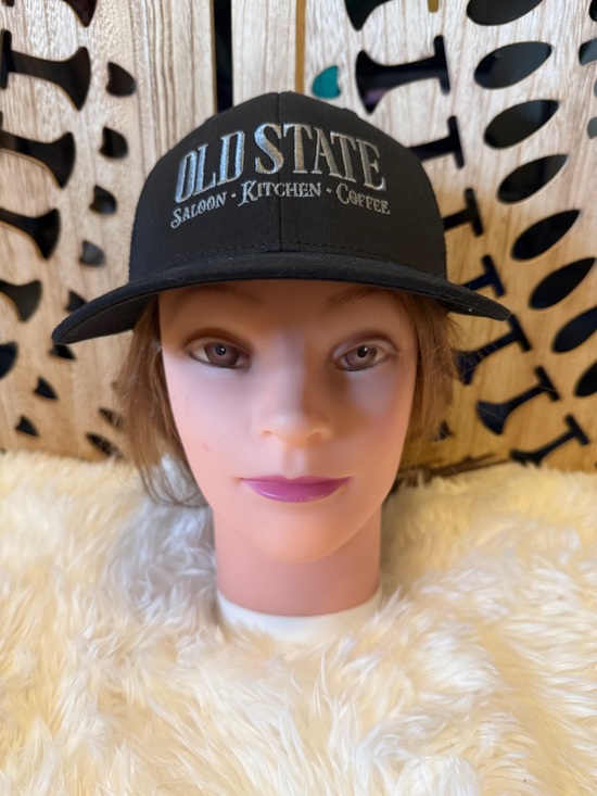 Sport-Tek Accessories - Sport-Tek Black Old State Embroidered Trucker Hat